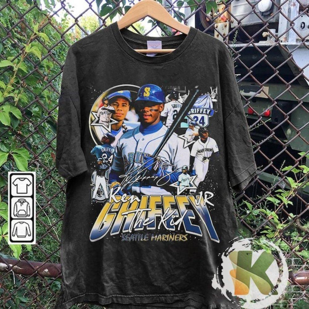 90S Graphic Style Ken Griffey Jr T-Shirt, Ken Griffey Jr Shirt